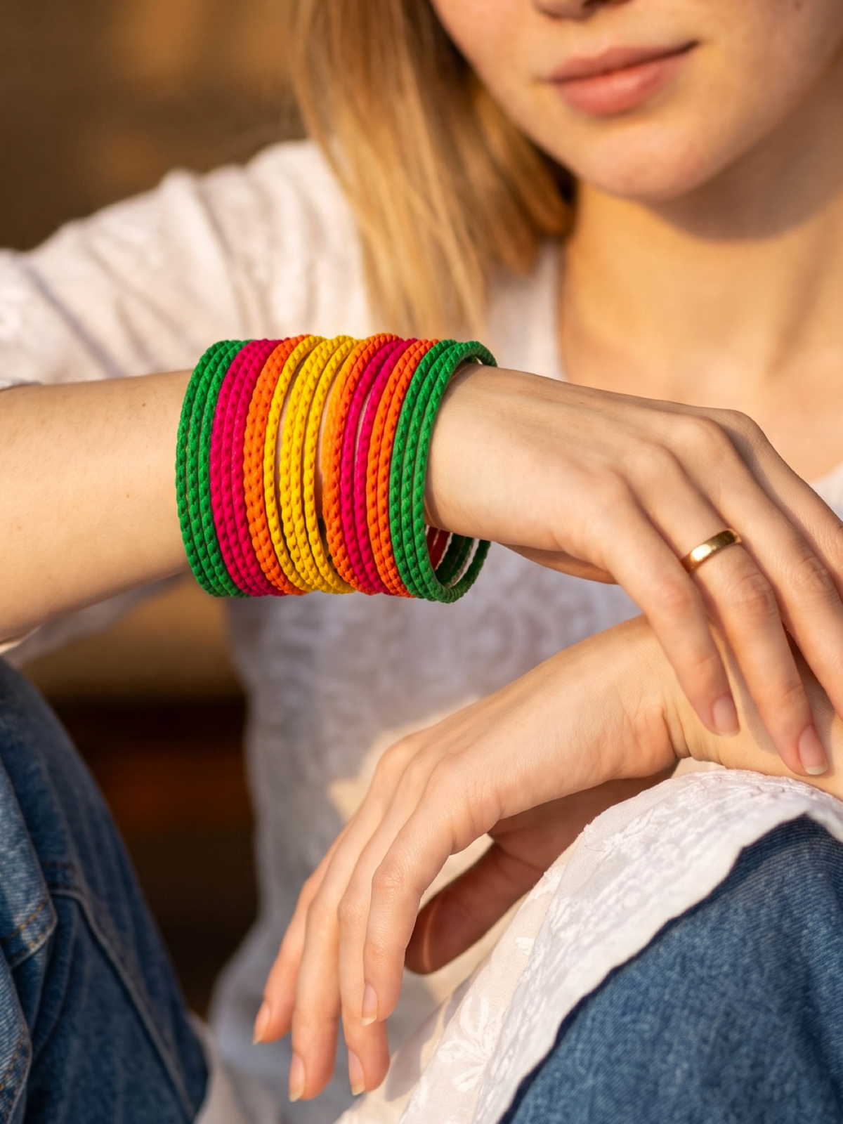 Metal colorful bangles-2005