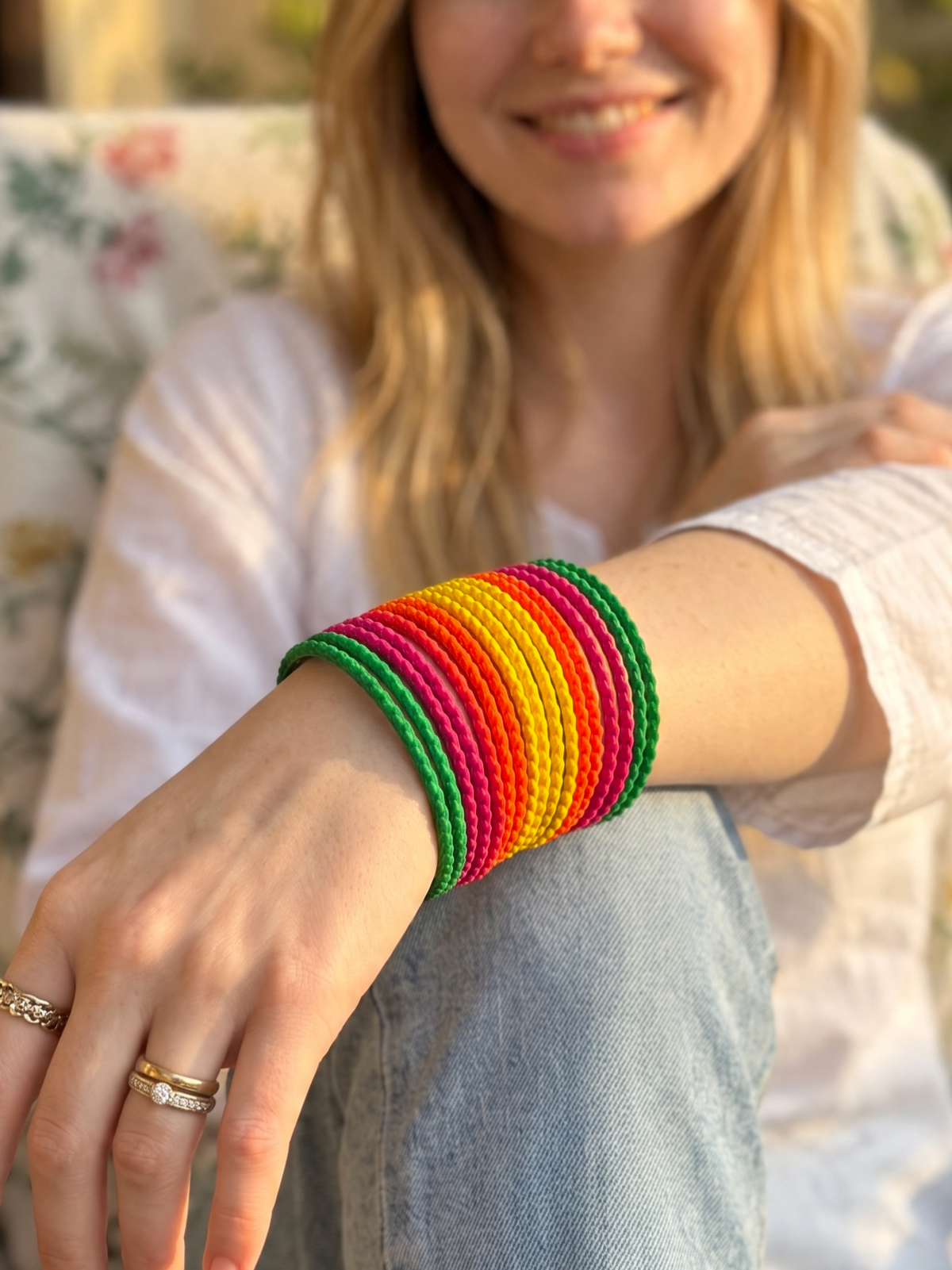 Metal colorful bangles-2005
